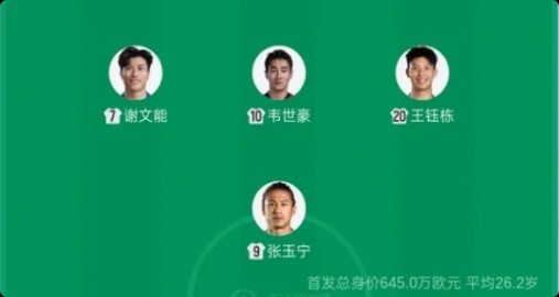 九游体育官网-国足首发前场4人新赛季中超共进9球，张玉宁、王钰栋领跑射手榜